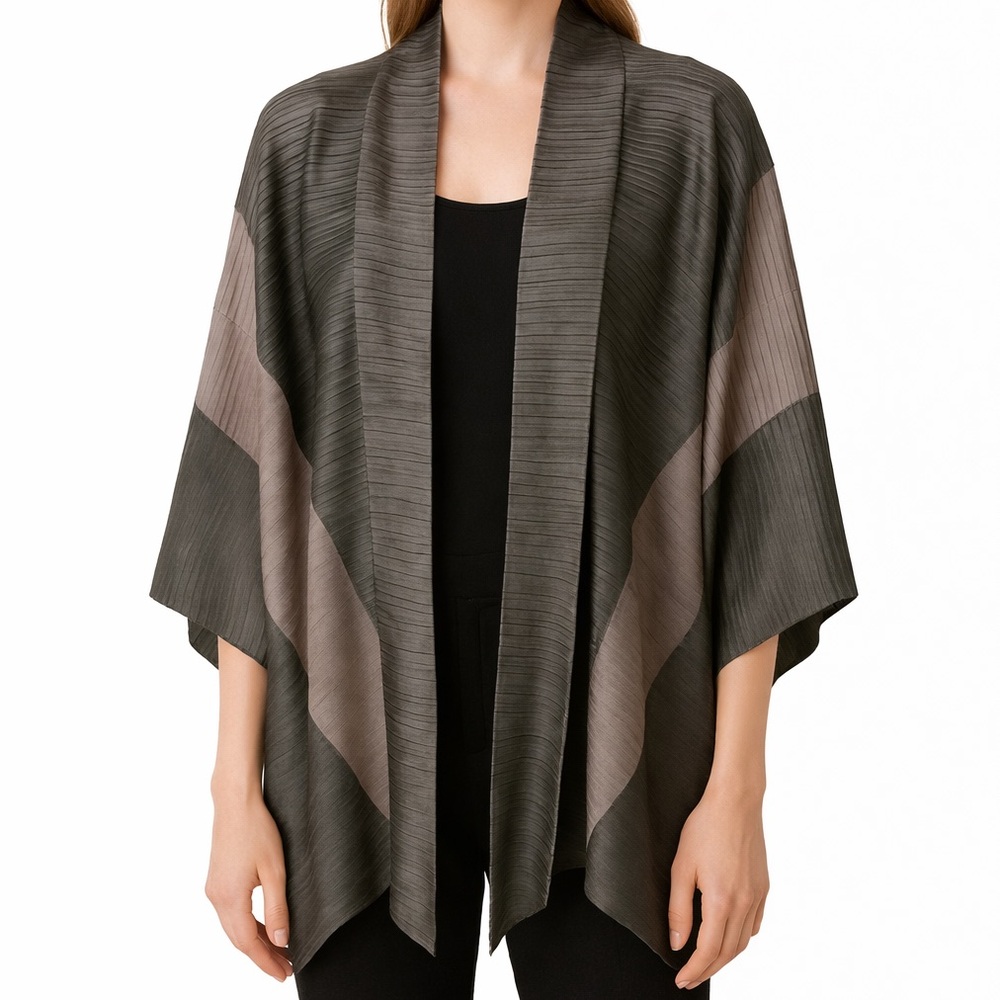 Pleated Versatile Jacket Top The Kynah